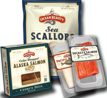 OCEAN BEAUTY WILD SALMON BURGER FROZEN GLUTEN FREE 8OZ